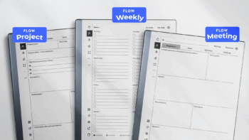 FLOW Productivity Suite (Weekly + Meeting + Project)